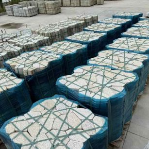 济宁黄金麻冰裂纹 碎拼