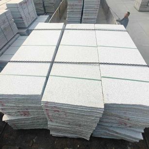 济宁芝麻白毛板，石材毛板