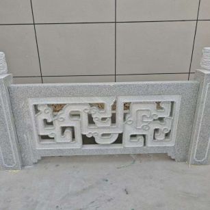 济宁芝麻白河道栏杆 桥栏杆