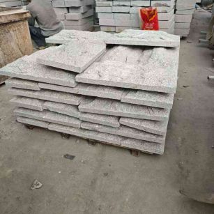 济宁芝麻白蘑菇石，自然面