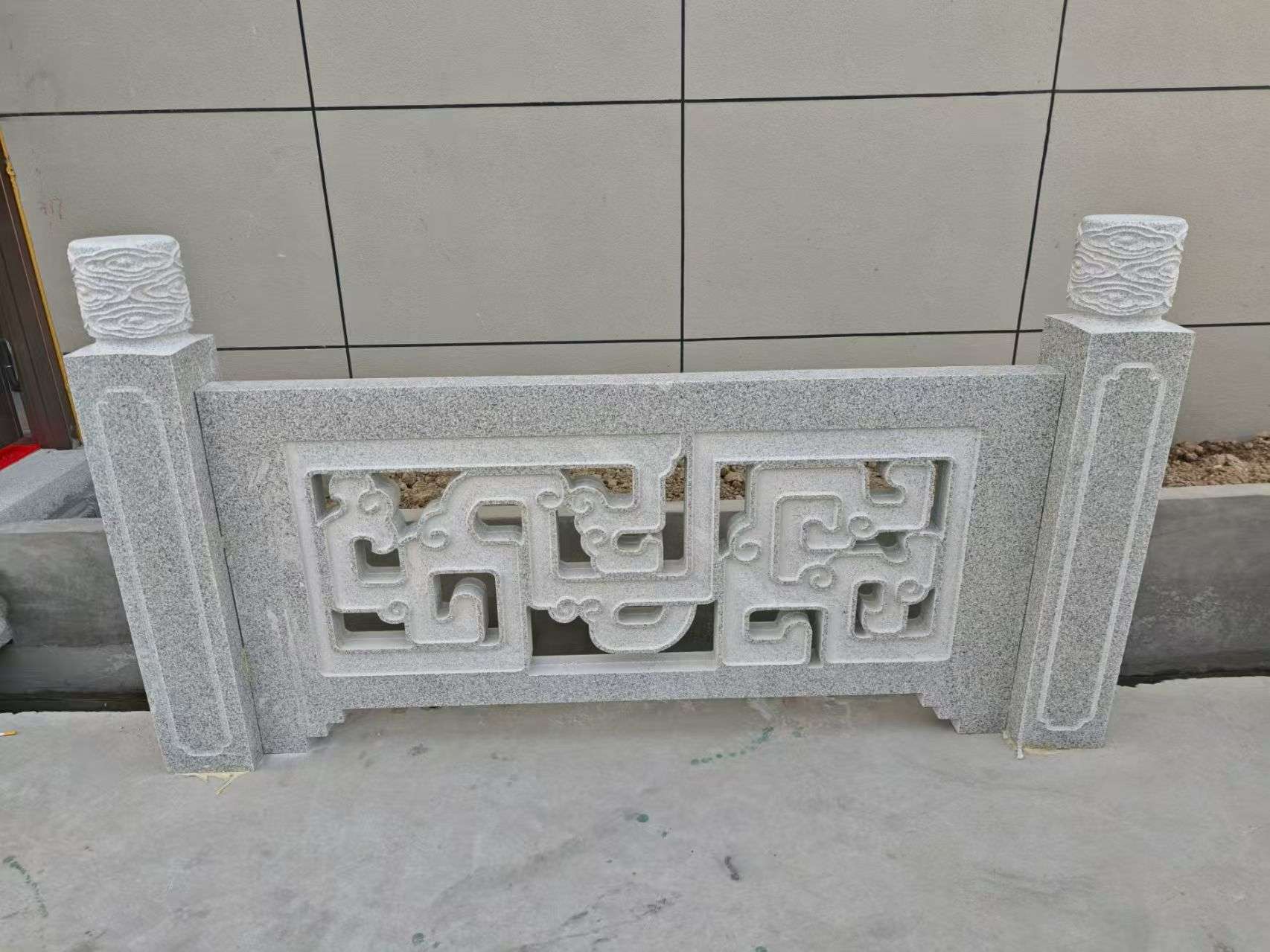 济宁芝麻白河道栏杆 桥栏杆