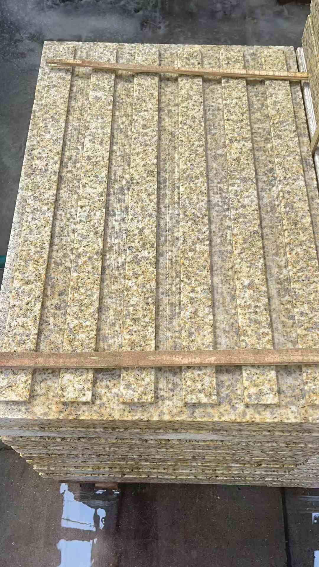 济宁黄金麻盲道 石材盲道
